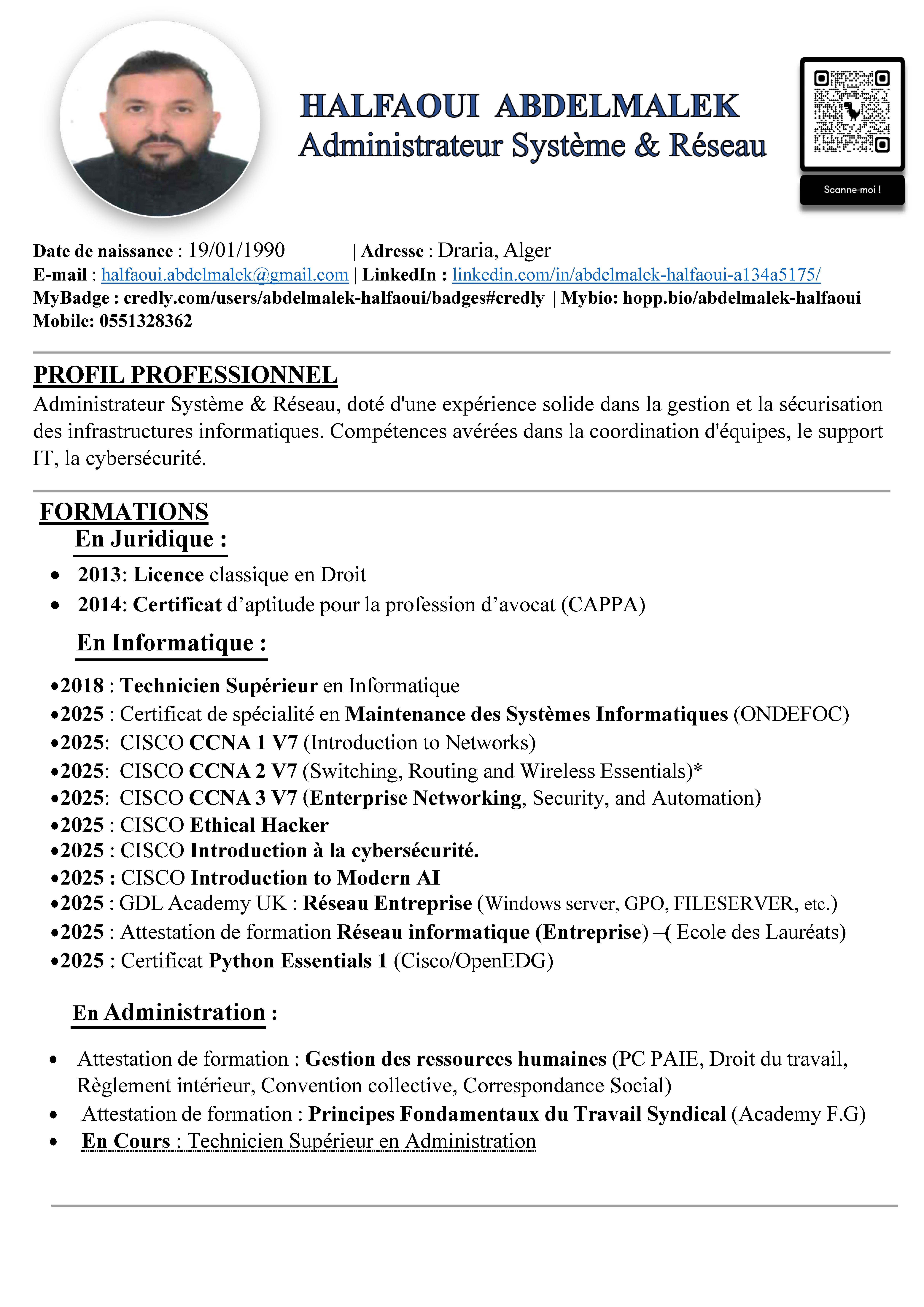 CV Halfaoui Page 1